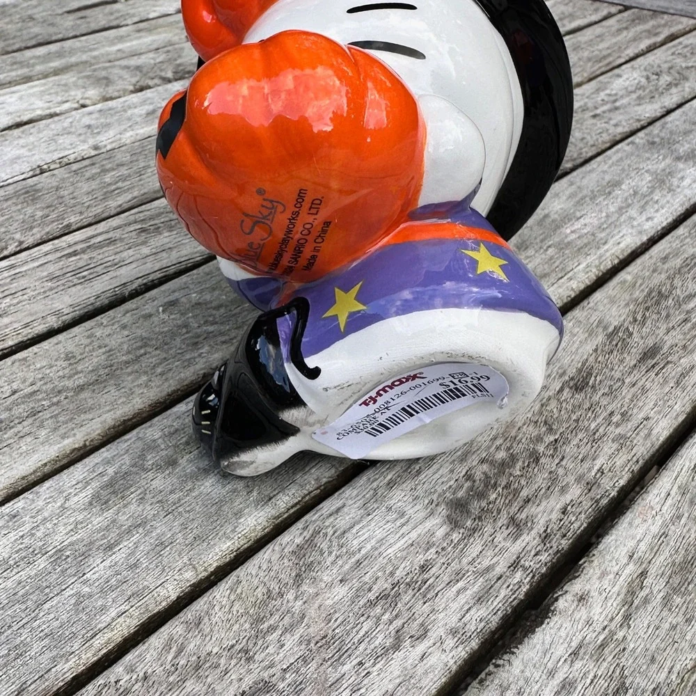 Blue Sky Sanrio Hello Kitty Halloween Witch Ceramic Figurine Pumpkin 2024 6.5